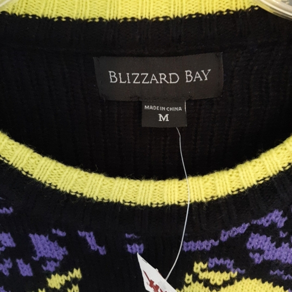 Nwt blizzard bay halloween skeleton ghost shirt sweater medium - Picture 3 of 5